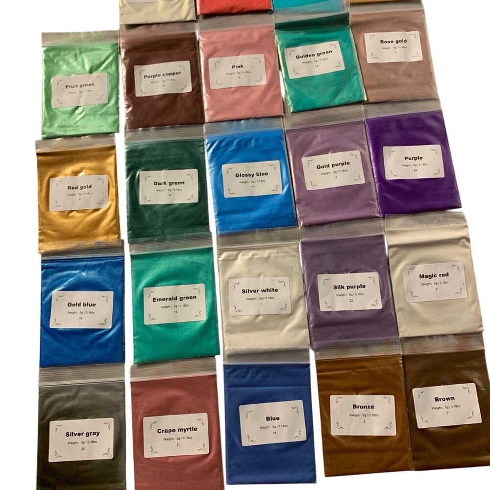 24 Colour Mica Poweder